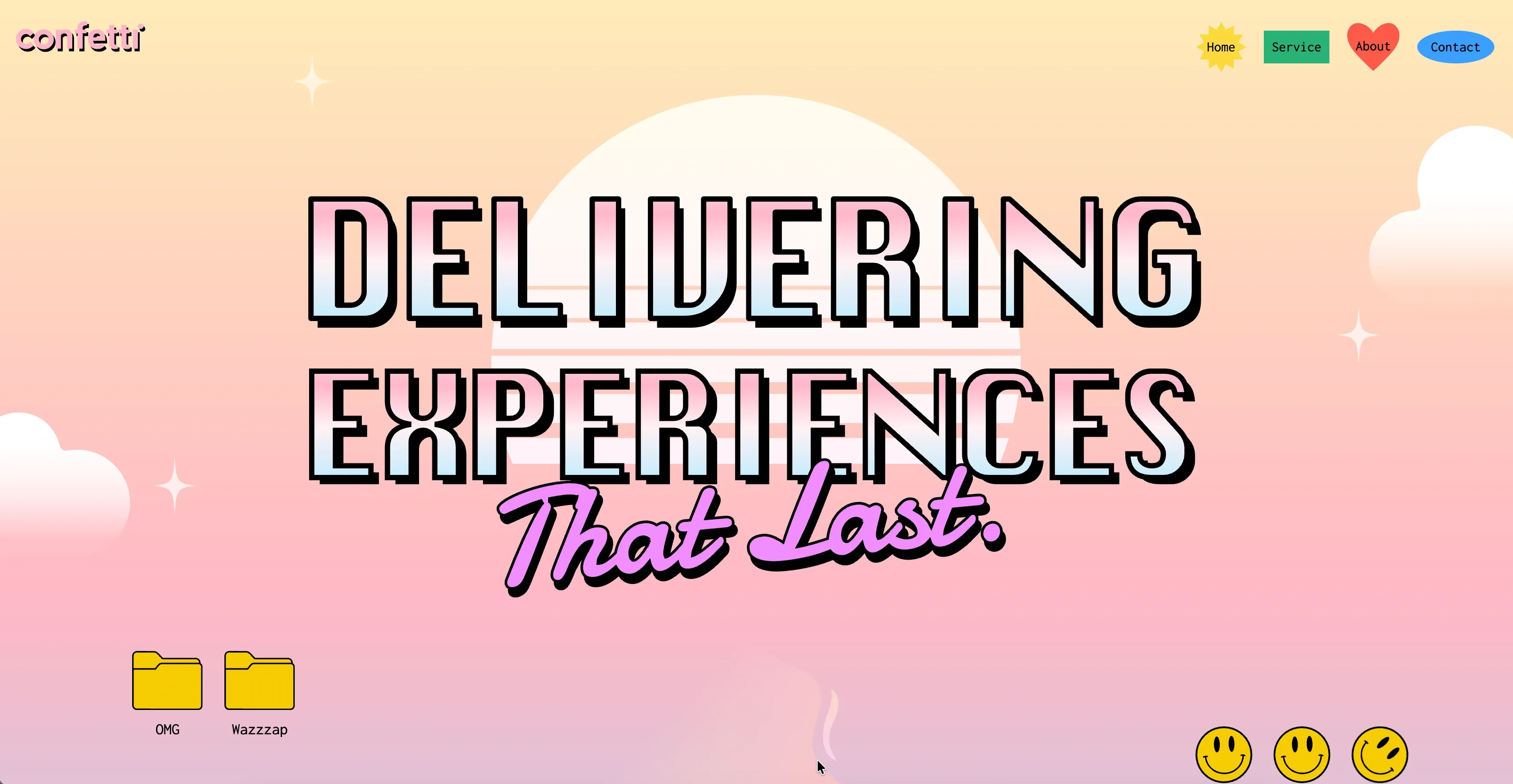 Pastel banner reading Delivering Experiences That Last