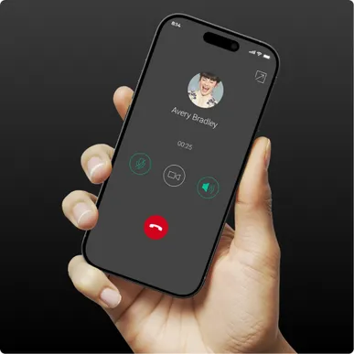 CYG incoming voice-call on a smartphone