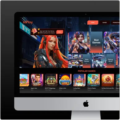 CYG casino lobby on a desktop display